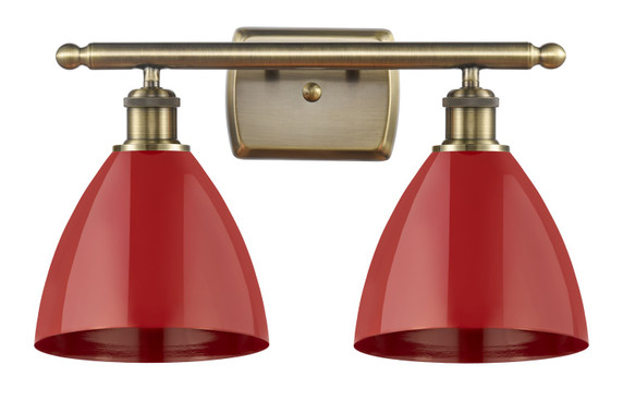 Bathroom Fixtures Two Lights by Innovations ( 405 | 516-2W-AB-MBD-75-RD Ballston ) 