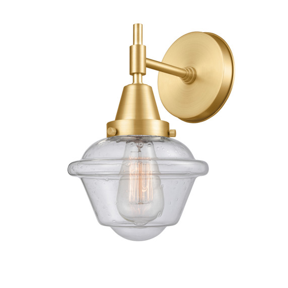 Sconces Single Glass by Innovations ( 405 | 447-1W-SG-G534-LED Caden ) 