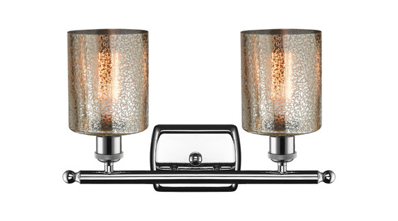 Bathroom Fixtures Two Lights by Innovations ( 405 | 516-2W-PC-G116-LED Ballston ) 