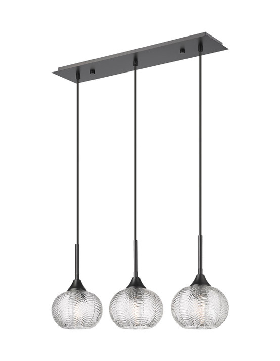 Linear/Island 3 Light Bar by Innovations ( 405 | 323-3I-BK-G323-7CL Berkshire ) 