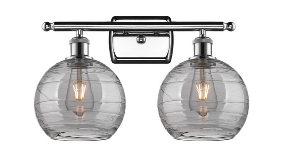 Bathroom Fixtures Two Lights by Innovations ( 405 | 516-2W-PC-G1213-8SM Ballston ) 