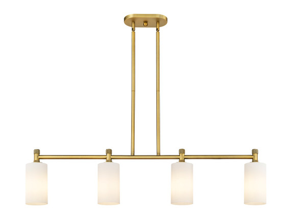 Linear/Island 4 Light + by Innovations ( 405 | 434-4I-BB-G434-7WH Downtown Urban ) 