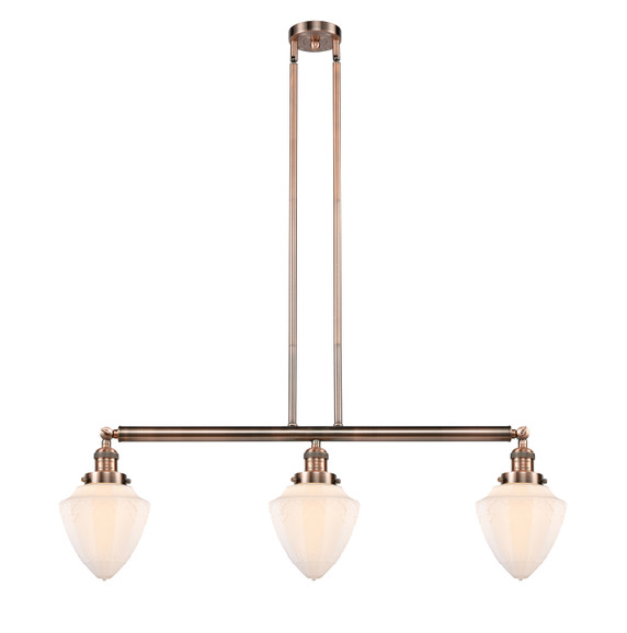 Linear/Island 3 Light Bar by Innovations ( 405 | 213-AC-G661-7-LED Franklin Restoration ) 