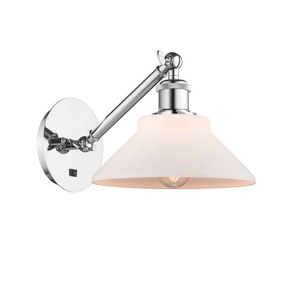 Sconces Single Glass by Innovations ( 405 | 317-1W-PC-G131-LED Ballston ) 