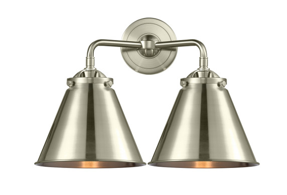 Bathroom Fixtures Two Lights by Innovations ( 405 | 284-2W-SN-M13-SN Nouveau ) 