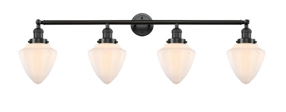 Bathroom Fixtures Four Lights by Innovations ( 405 | 215-OB-G661-7-LED Franklin Restoration ) 