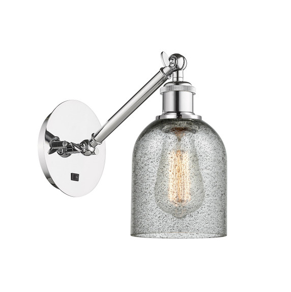 Sconces Single Glass by Innovations ( 405 | 317-1W-PC-G257 Ballston ) 