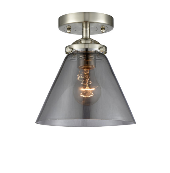 Semi-Flush Mts. Glass Down by Innovations ( 405 | 284-1C-SN-G43-LED Nouveau ) 