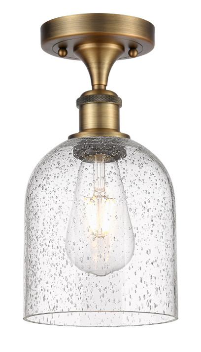 Semi-Flush Mts. Glass Down by Innovations ( 405 | 516-1C-BB-G558-6SDY Ballston ) 