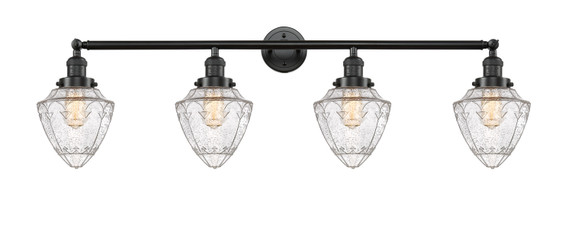 Bathroom Fixtures Four Lights by Innovations ( 405 | 215-OB-G664-7-LED Franklin Restoration ) 