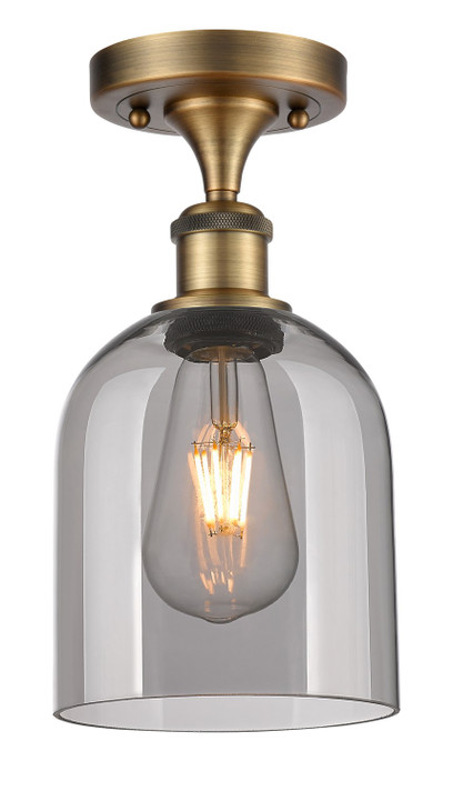 Semi-Flush Mts. Glass Down by Innovations ( 405 | 516-1C-BB-G558-6SM Ballston ) 