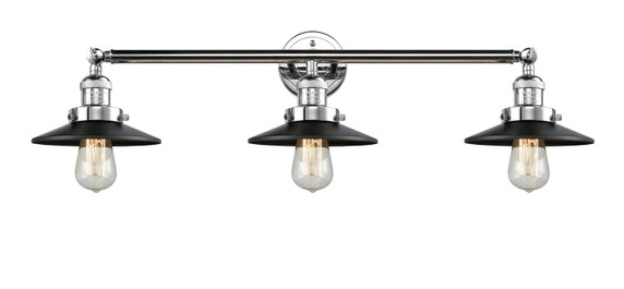 Bathroom Fixtures Three Lights by Innovations ( 405 | 205-PC-M6 Franklin Restoration ) 