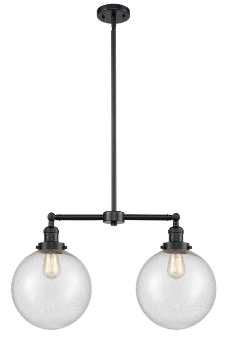 Mid. Chandeliers Glass Down by Innovations ( 405 | 209-OB-G204-10 Franklin Restoration ) 