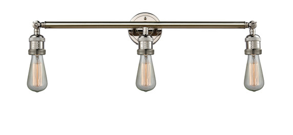 Bathroom Fixtures Three Lights by Innovations ( 405 | 205-PN Franklin Restoration ) 