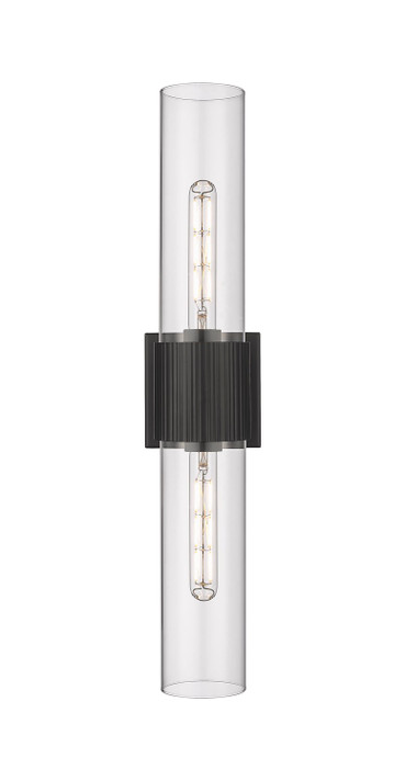 Bathroom Fixtures Cylindrical / Linear by Innovations ( 405 | 428-2WL-BK-G428-12CL Downtown Urban ) 