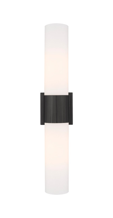 Bathroom Fixtures Cylindrical / Linear by Innovations ( 405 | 428-2WL-BK-G428-12WH Downtown Urban ) 
