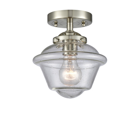 Semi-Flush Mts. Glass Down by Innovations ( 405 | 284-1C-SN-G534 Nouveau ) 