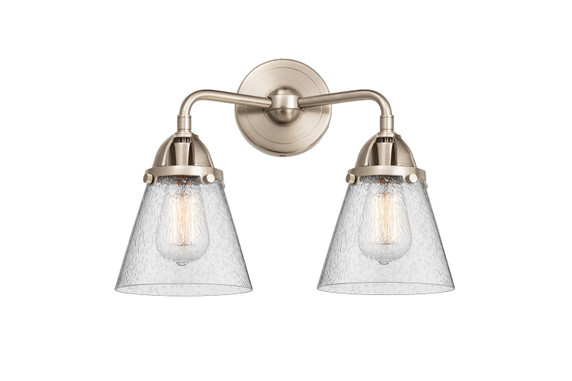 Bathroom Fixtures Two Lights by Innovations ( 405 | 288-2W-SN-G64-LED Nouveau 2 ) 