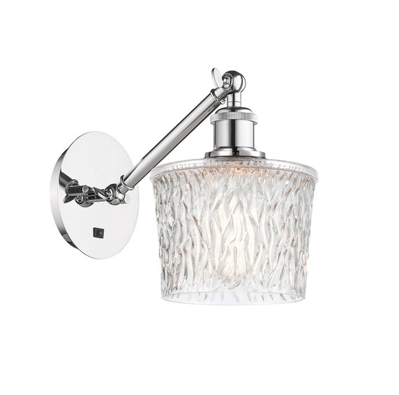 Sconces Single Glass by Innovations ( 405 | 317-1W-PC-G402-LED Ballston ) 