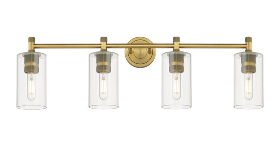 Bathroom Fixtures Four Lights by Innovations ( 405 | 434-4W-BB-G434-7CL Downtown Urban ) 