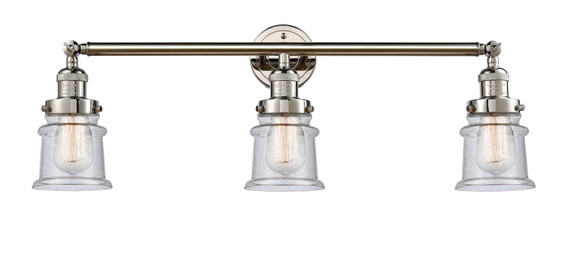 Bathroom Fixtures Three Lights by Innovations ( 405 | 205-PN-G184S Franklin Restoration ) 