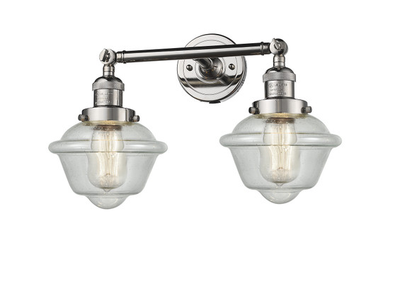 Bathroom Fixtures Two Lights by Innovations ( 405 | 208-PN-G534 Franklin Restoration ) 