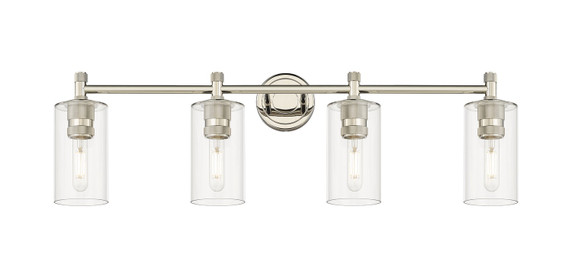 Bathroom Fixtures Four Lights by Innovations ( 405 | 434-4W-PN-G434-7CL Downtown Urban ) 