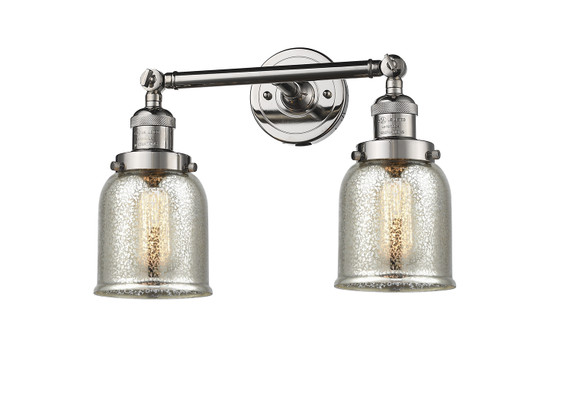 Bathroom Fixtures Two Lights by Innovations ( 405 | 208-PN-G58 Franklin Restoration ) 