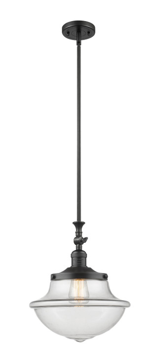 Mini Pendants Glass Down by Innovations ( 405 | 206-BK-G542-LED Franklin Restoration ) 