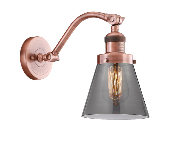 Sconces Single Glass by Innovations ( 405 | 515-1W-AC-G63 Franklin Restoration ) 
