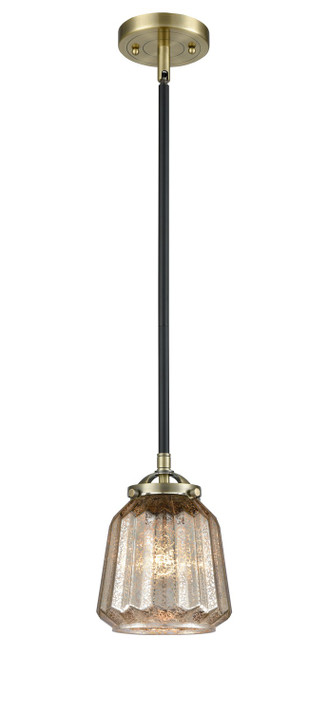 Mini Pendants Glass Down by Innovations ( 405 | 284-1S-BAB-G146-LED Nouveau ) 