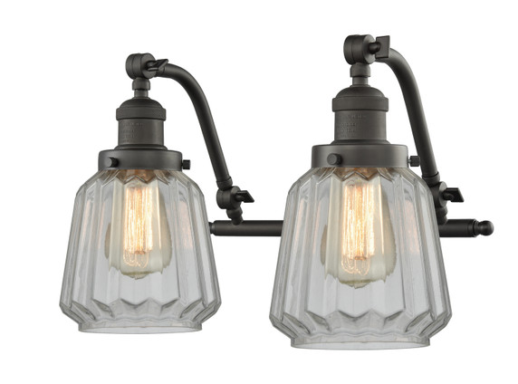 Bathroom Fixtures Two Lights by Innovations ( 405 | 515-2W-OB-G142-LED Franklin Restoration ) 