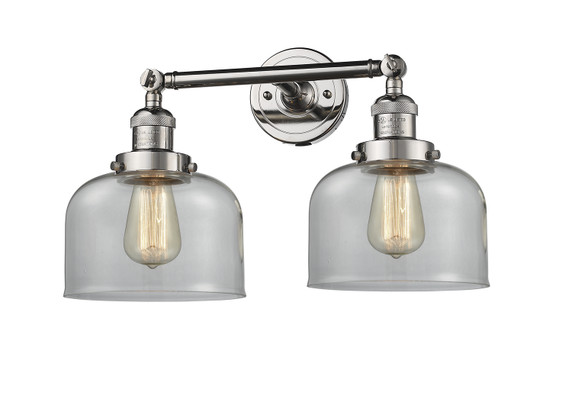 Bathroom Fixtures Two Lights by Innovations ( 405 | 208-PN-G72 Franklin Restoration ) 
