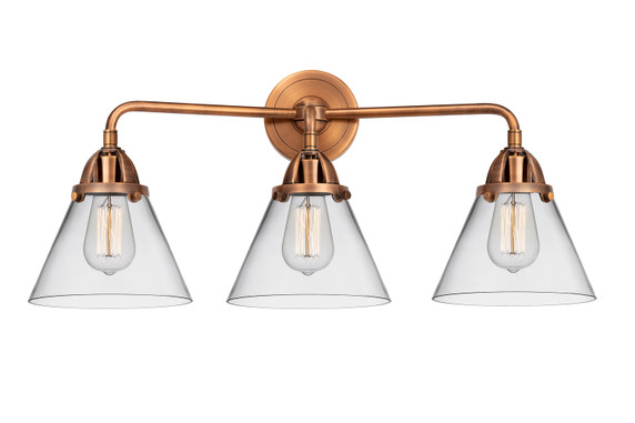 Bathroom Fixtures Three Lights by Innovations ( 405 | 288-3W-AC-G42 Nouveau 2 ) 