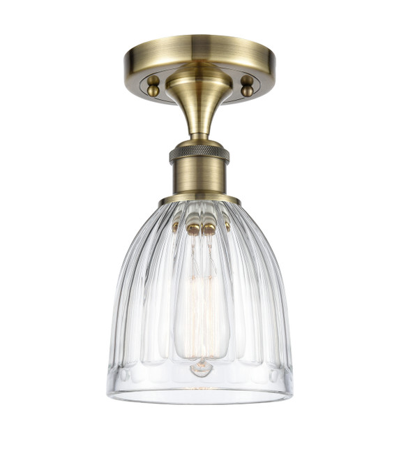 Semi-Flush Mts. Glass Down by Innovations ( 405 | 516-1C-AB-G442 Ballston ) 