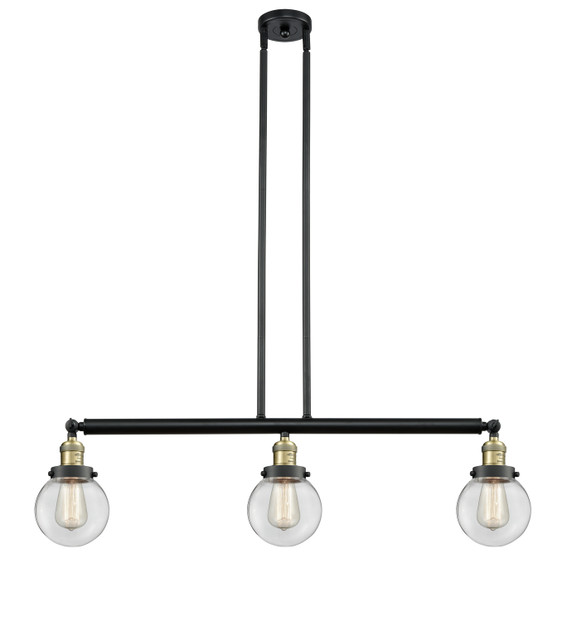 Linear/Island 3 Light Bar by Innovations ( 405 | 213-BAB-G202-6 Franklin Restoration ) 