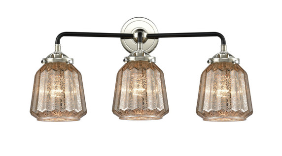 Bathroom Fixtures Three Lights by Innovations ( 405 | 284-3W-BPN-G146-LED Nouveau ) 