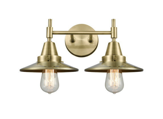 Bathroom Fixtures Two Lights by Innovations ( 405 | 447-2W-AB-M4-AB Caden ) 