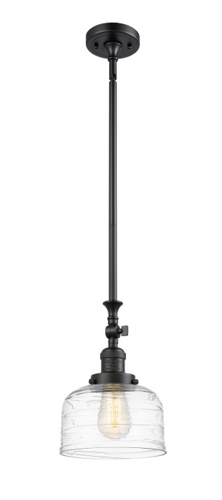 Mini Pendants Glass Down by Innovations ( 405 | 206-BK-G713-LED Franklin Restoration ) 