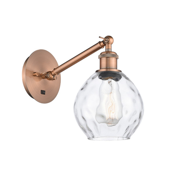 Sconces Single Glass by Innovations ( 405 | 317-1W-AC-G362-LED Ballston ) 