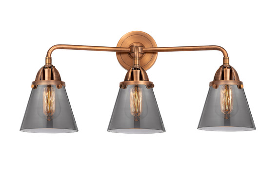 Bathroom Fixtures Three Lights by Innovations ( 405 | 288-3W-AC-G63-LED Nouveau 2 ) 