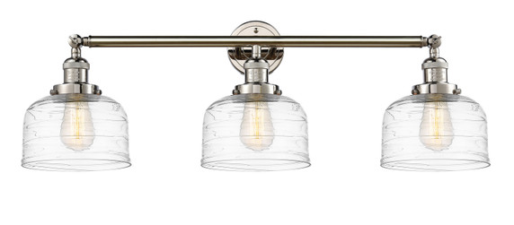 Bathroom Fixtures Three Lights by Innovations ( 405 | 205-PN-G713-LED Franklin Restoration ) 