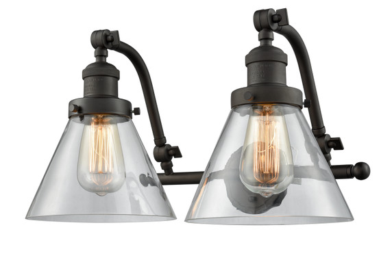 Bathroom Fixtures Two Lights by Innovations ( 405 | 515-2W-OB-G42-LED Franklin Restoration ) 