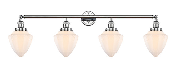 Bathroom Fixtures Four Lights by Innovations ( 405 | 215-PC-G661-7-LED Franklin Restoration ) 