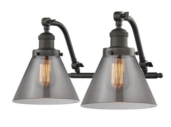 Bathroom Fixtures Two Lights by Innovations ( 405 | 515-2W-OB-G43-LED Franklin Restoration ) 