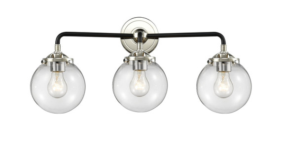 Bathroom Fixtures Three Lights by Innovations ( 405 | 284-3W-BPN-G202-6-LED Nouveau ) 