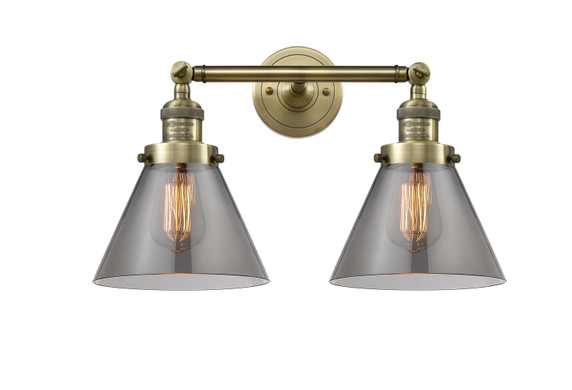 Bathroom Fixtures Two Lights by Innovations ( 405 | 208-AB-G43-LED Franklin Restoration ) 