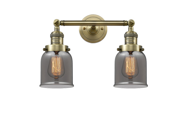 Bathroom Fixtures Two Lights by Innovations ( 405 | 208-AB-G53 Franklin Restoration ) 