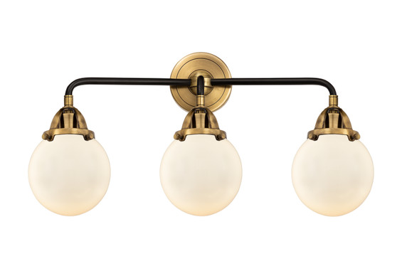 Bathroom Fixtures Three Lights by Innovations ( 405 | 288-3W-BAB-G201-6 Nouveau 2 ) 