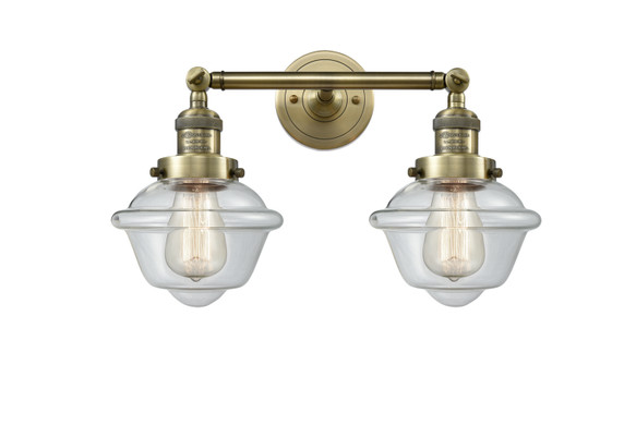 Bathroom Fixtures Two Lights by Innovations ( 405 | 208-AB-G532 Franklin Restoration ) 